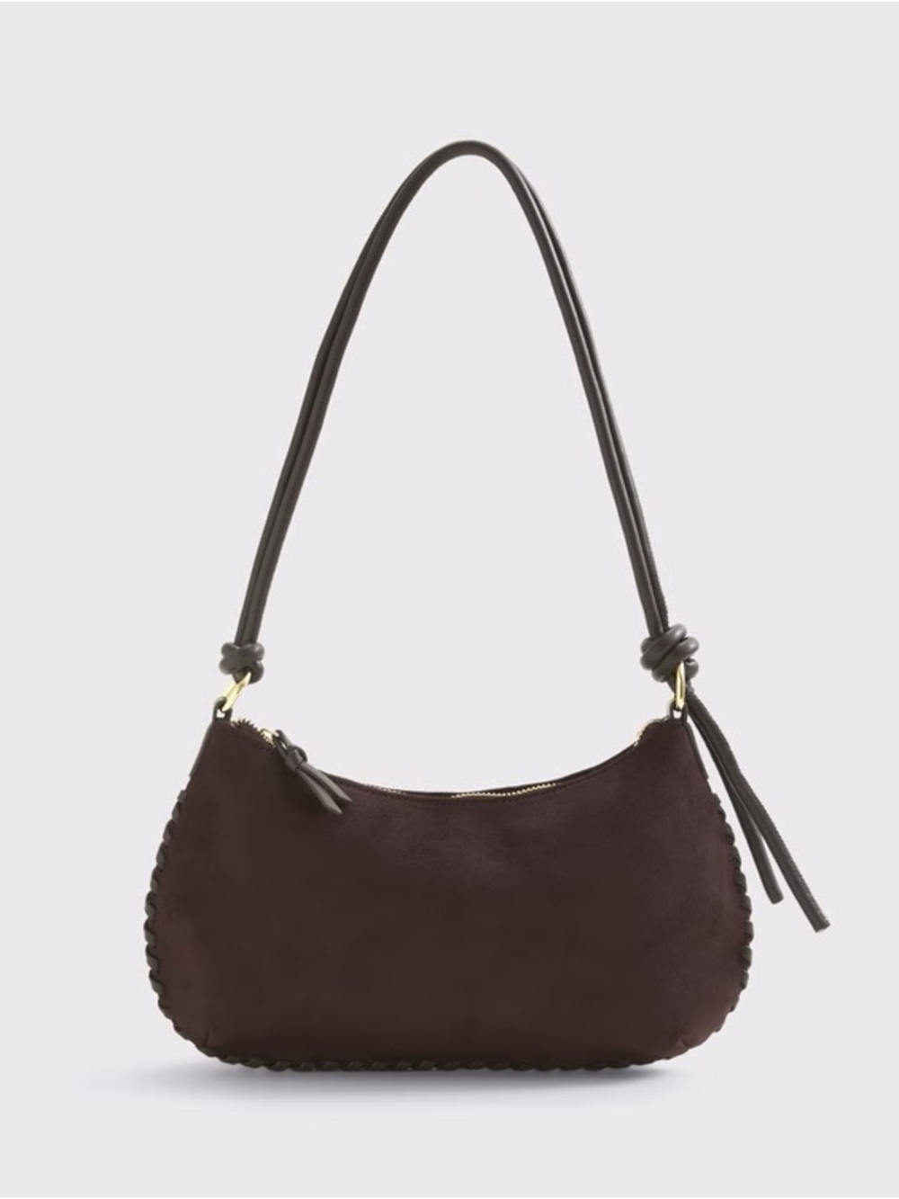Abercrombie & Fitch Whipstitch Suede Shoulder Bag